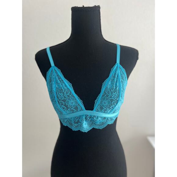 Intimately Free People Scalloped Lace Triangle Unlined Bra Bralette xs - Picture 6 of 10